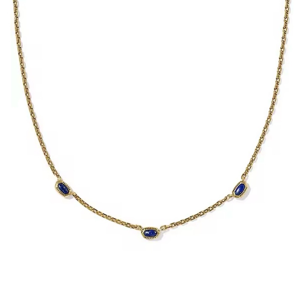 NWT Kendra Scott Mini Elisa Three Strand Collar Necklace